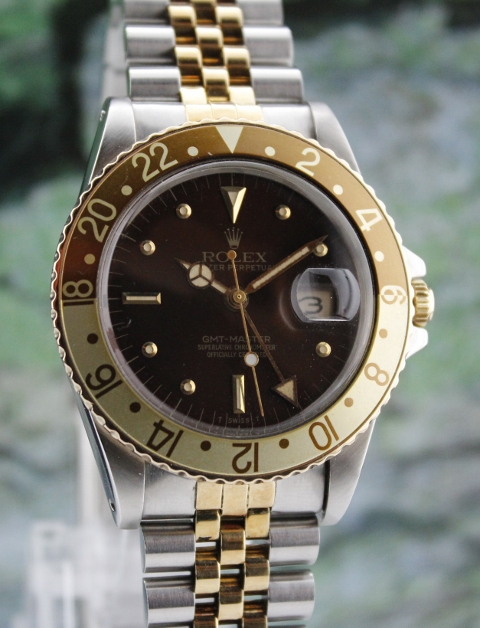(image for) A ROLEX VINTAGE OYSTER PERPETUAL DATE / GMT-MASTER - 16753